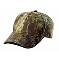 6 Panel Superflauge Camo Brushed Cotton Waved Sandwich w/ Jersey Mesh V Panels